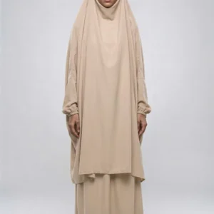 Two-Piece Jilbab-cream