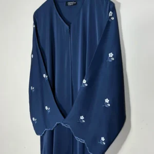 Hooria Abaya-Marine Blue