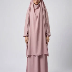 Two-Piece Jilbab-Pink