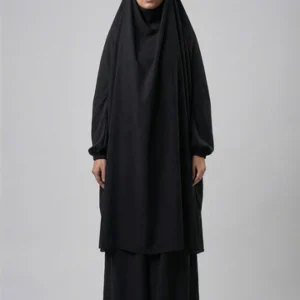 Two-Piece Jilbab-Black